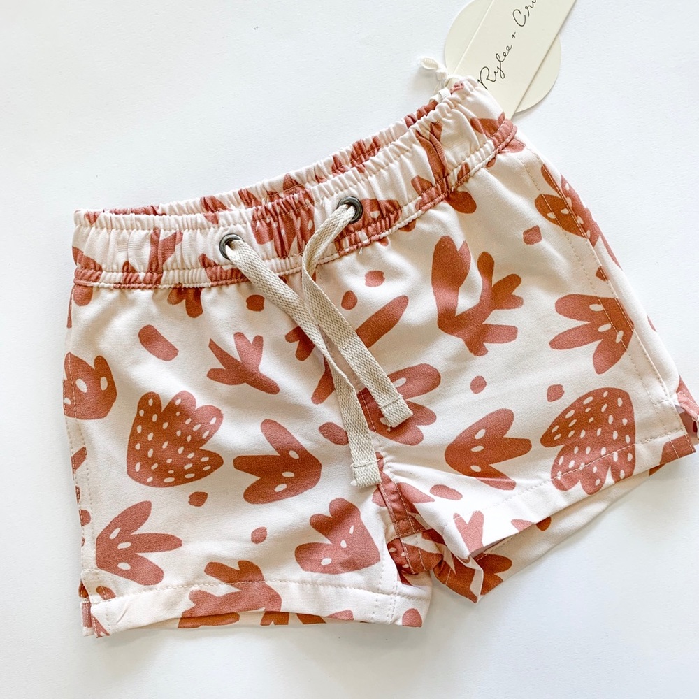 Rylee + Cru Tropical Swim Trunk